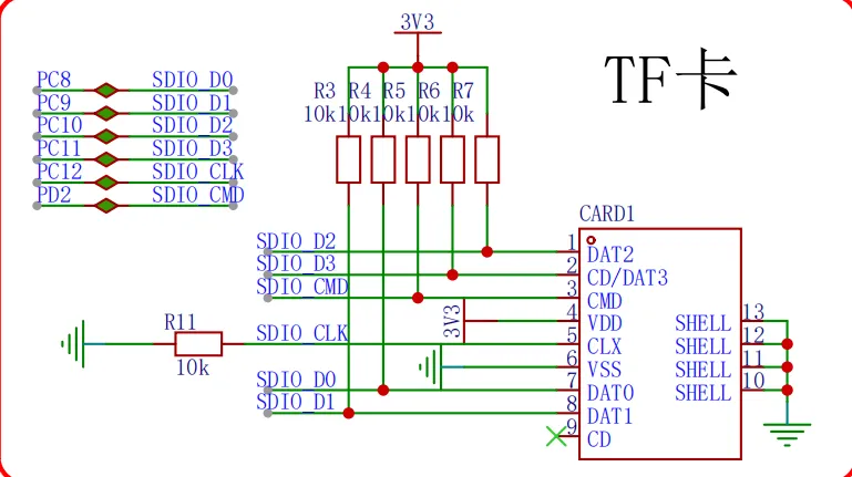 alt SD卡硬件连接